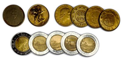 null Lot de 275 monnaies étrangères des XIXe et XXe siècles

Espagne (83 P. dont...
