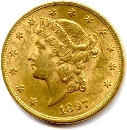 null ÉTATS-UNIS D’AMÉRIQUE

20 Dollars or Liberté 1897 (33,48 g)

(T.B.)