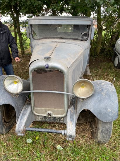 1931 CITROEN TYPE AC4F 
Serial number 314429



Faux convertible 4 seats 




French...