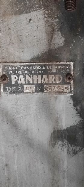 1965	 PANHARD	 DYNA X87 JUNIOR CABRIOLET N° 2506673

Carte grise française