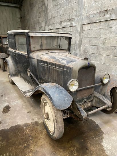 c.1930 	CITROEN	 TYPE AC4 N° de série 2857

Carte grise française