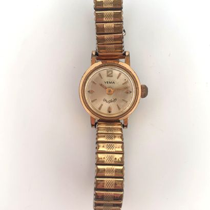 null YEMA

Classic woman's watch.

Series: 2395C. 

Case : Gold plated.

Movement...