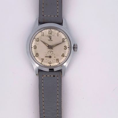 null YEMA

Classic watch for men.

Circa 1960.

Series : Sans. 

Case : Chrome.

Movement...