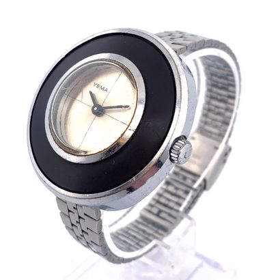 null YEMA

woman's watch.

Series: 498932. 

Case: Chrome.

Movement : Manual mechanical.

Bracelet...