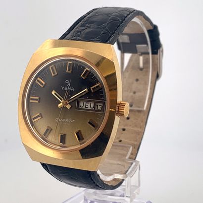 null YEMA

Classic watch for men.

Series: 100699. 

Case : Gold plated.

Movement...