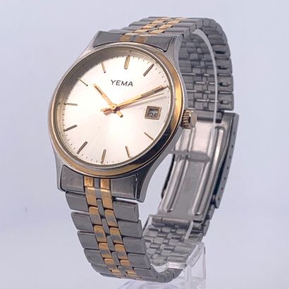 null YEMA

Classic watch for men.

Series: Y1423ATM. 

Case : Gold plated and steel.

Movement...