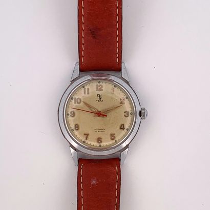 null YEMA

Classic watch for men.

Circa 1950.

Series : Sans. 

Case : Chrome.

Movement...