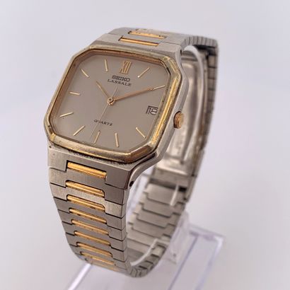 null SEIKO LASSALE

WATCH for men.

Series : 130214. 

Case : Gold plated and steel.

Movement...