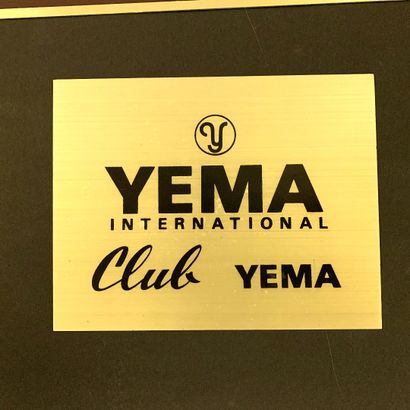 null YEMA ENSEMBLE DE 3 PLAQUES 

3 plaques en métal yema : Yema international agent...