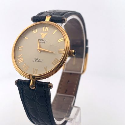null YEMA

Classic watch for men.

Series: 22L233. 

Case : Gold plated.

Movement...