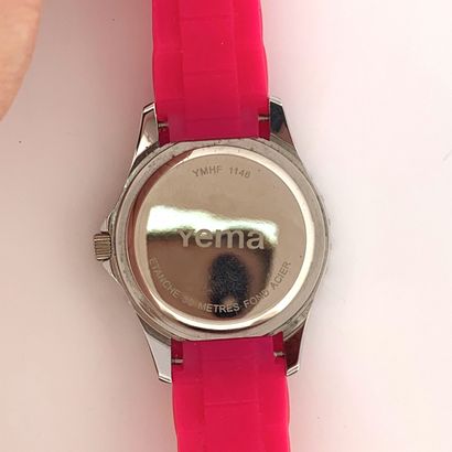 null YEMA

woman's watch.

Series: YMHF1146. 

Case : Steel.

Movement : Quartz.

Bracelet...