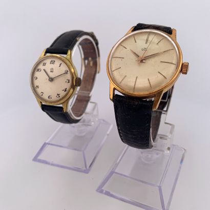 null UTI

TWO classic watches for men.

Series: Without. 

Cases : Gold plated.

Movements...
