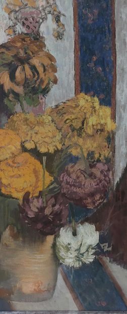 null Paul François BERTHOUD (1870-1939)

Bouquet de fleurs 

Pastel 

Signé en bas...