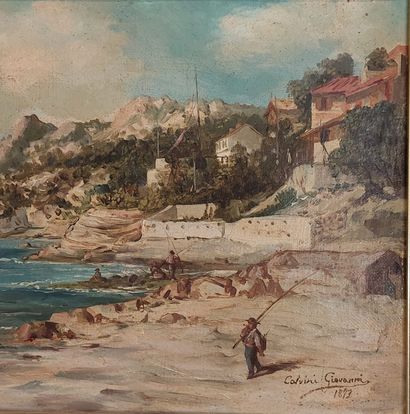 null Giovanni CALVINI (XIX-XX)

Pêcheurs sur la côte

Huile sur toile

22 x 35 c...
