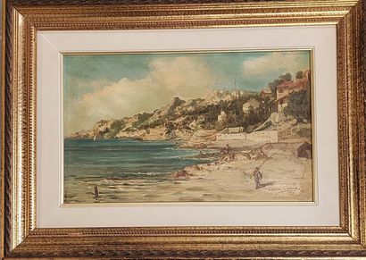 null Giovanni CALVINI (XIX-XX)

Pêcheurs sur la côte

Huile sur toile

22 x 35 c...