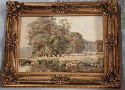 null Charles JOUAS (1866-1942)

Paysage à la rivière

Huile sur toile marouflée sur...