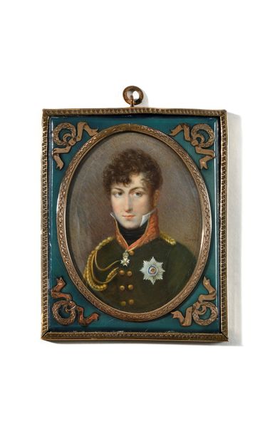 null Daniel SAINT, after. BAENE.

"Portrait of Duke Ernest of Saxe-Coburg-Saalfeld...