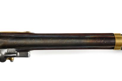 null Flintlock rifle of the Cent Suisses of the King's House of the 1st type modified...