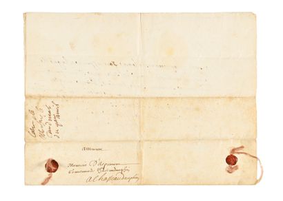 null RICHELIEU (Armand-Jean Du Plessis de). Lettre signée « le card. de Richelieu...