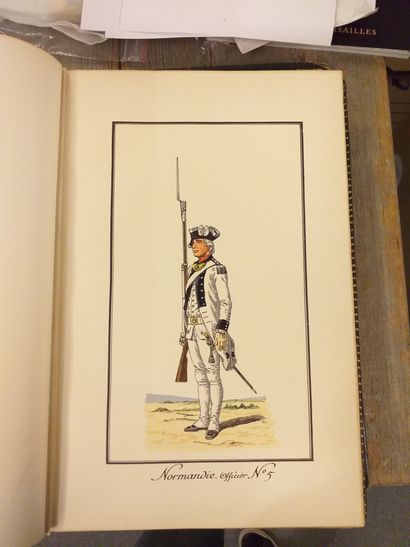 null "Uniforms of the French and foreign infantry in the service of France according...