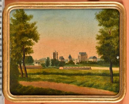 « Le château de Vincennes ».

Huile sur toile...