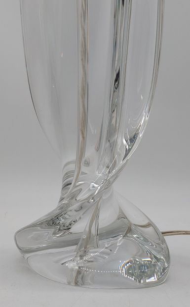 null SEVRES 
Foot of lamp in crystal
70's 
H : 47 cm