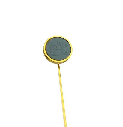 null HERMÈS PARIS
Hat pin in gilded metal.