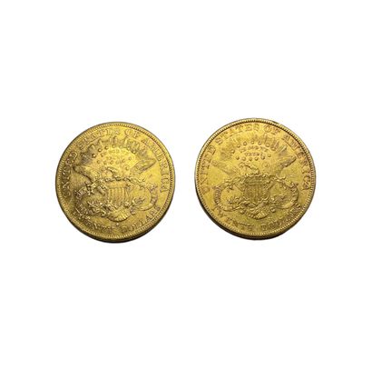 null UNITED STATES
2 pieces 20 dollars gold
Weight : 66.7 g