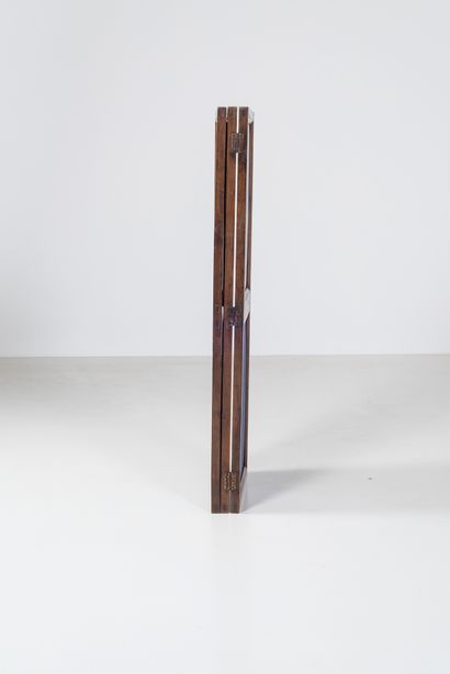 null PIERRE JEANNERET (1896-1967)

PJ MISCELLANEOUS 01 A

"Teak screen", circa 1958

Three-leaf...