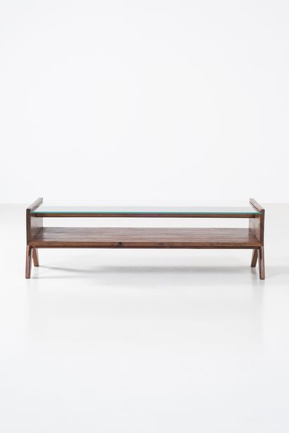 null PIERRE JEANNERET (1896-1967)

PJ TB 05 A

"Coffee table", circa 1960

Coffee...