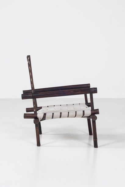 null PIERRE JEANNERET (1896-1967)

PJ SI01B

« Bamboo chair », 1953

Fauteuil à accotoirs...