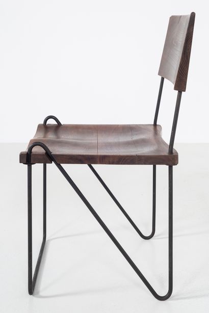 null PIERRE JEANNERET (1896-1967)

PJ SI 06 A

« Teak and iron chair », vers 1954

Chaise...