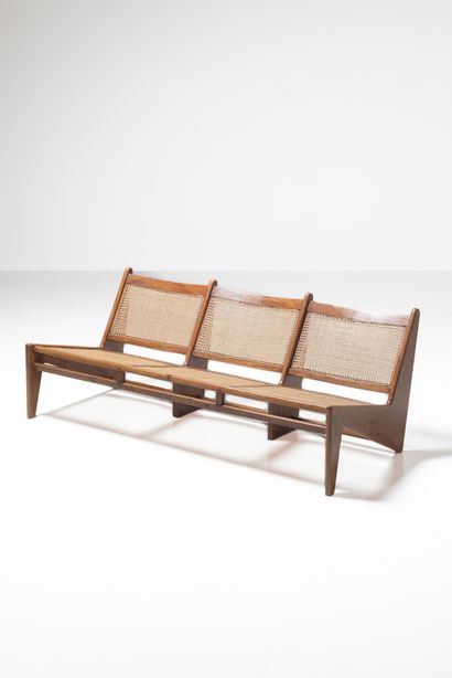 null PIERRE JEANNERET (1896-1967)

PJ SI 59 B

"Kangaroo", circa 1958

Teak sofa...