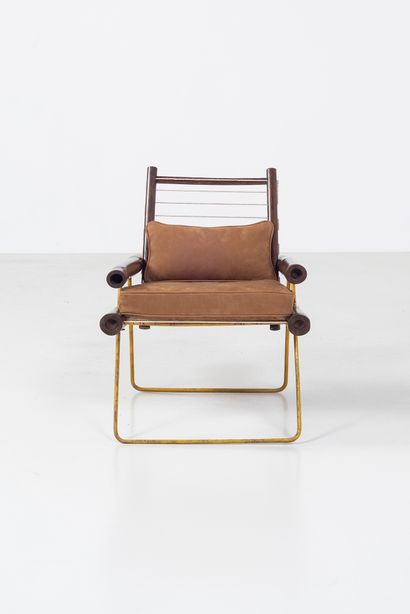 null PIERRE JEANNERET (1896-1967)

PJ SI 04 A

« Bamboo Iron Chair with Cushion »,...