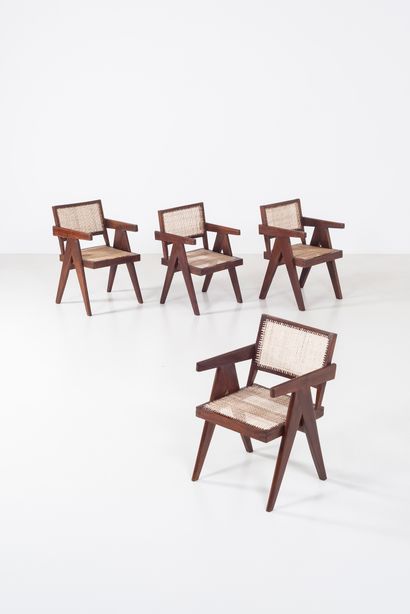 null PIERRE JEANNERET (1896-1967)

PJ SI 28 D

"Office Cane Chair, circa 1956

Suite...