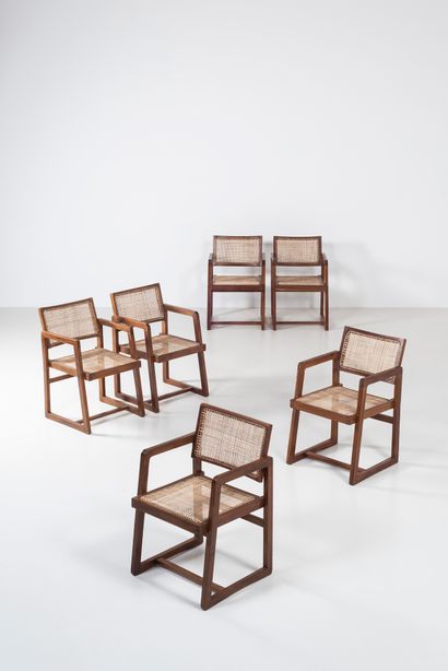 null PIERRE JEANNERET (1896-1967)

PJ-SI-53-A

"Cane Seats Back Office", circa 1960

Suite...