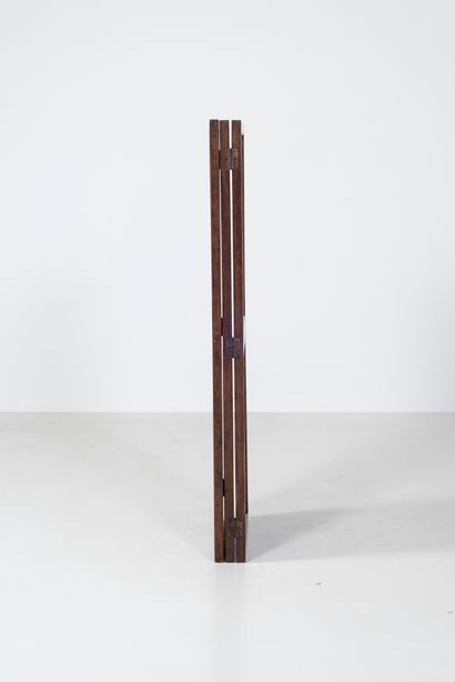 null PIERRE JEANNERET (1896-1967)

PJ MISCELLANEOUS 01 A

"Teak screen", circa 1958

Three-leaf...