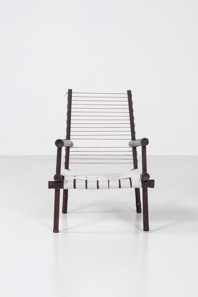null PIERRE JEANNERET (1896-1967)

PJ SI01B

"Bamboo chair", 1953

Armchair with...