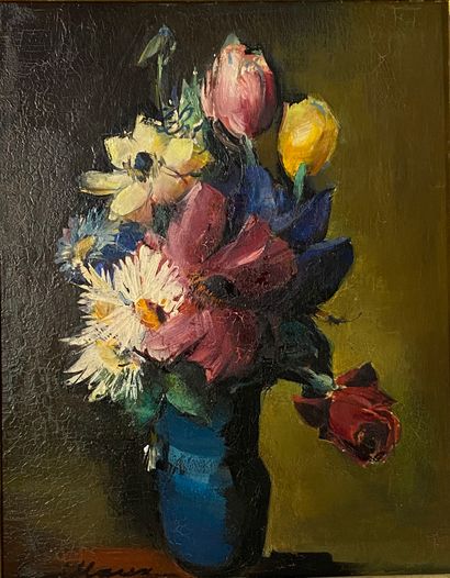 null RODOLPHE CAILLAUX (1904-1989)

Bouquet de fleurs

Huile sur panneau

Signée...