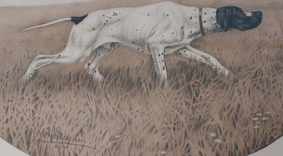 null Léon DANCHIN

Chien de chasse

Lithographie signée

53 x 38 cm (à vue ovale...