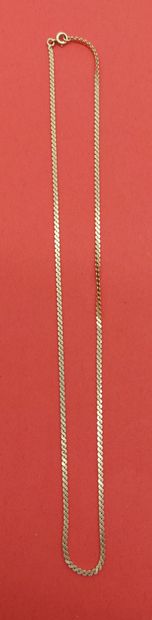Gold NECKLACE__ (with clasp)
L : 50,5 cm...