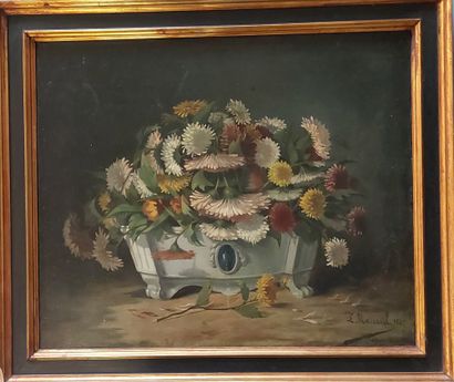 null L. MARCEUIL__
Bouquet of flowers__
Oil on canvas mounted on canvas, signed and...