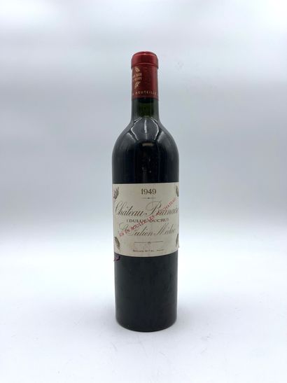 1 bottle CHÂTEAU BRANAIRE 1949 4th GC Saint-Julien
(E....