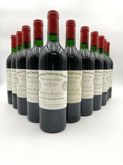 11 bottles CHÂTEAU CHEVAL BLANC 1986 1er...