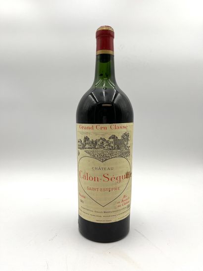 null 1 magnum CHÂTEAU CALON SEGUR 1961 3e GC Saint-Estèphe
(N. he, E. m, lt, rec...