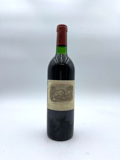 null 1 bottle CHÂTEAU LAFITE ROTHSCHILD 1983 1er GCC Pauillac
(N. tlb, E. m)