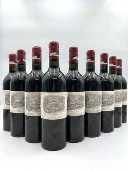 9 bottles CHÂTEAU LAFITE ROTHSCHILD 1961...