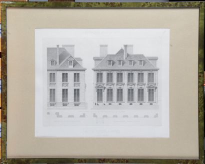 null D’APRÈS RUDOLF PFNOR 1824-1909.

Suite de six, gravures architecturales, gravées...