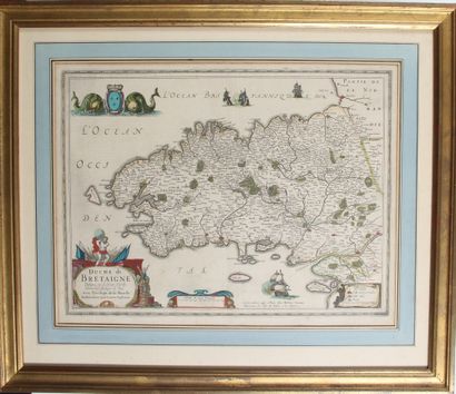 null Melchior TAVERNIER 1594-1665, engraver, publisher and print dealer.

Old map...