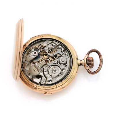 null CHRONOGRAPH REPEATER
Soapbox chronograph with repeater.
Circa: 1900. 
Chronograph...